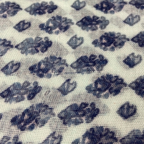 Sheer chiffon extra long wide two sided scarf - Picture 10 of 11